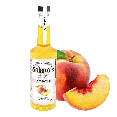 Peach Flavoured Syrup 750ml Bottle